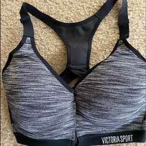 Victoria Secret Sports Bra 32DDD Gray and Black
